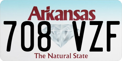 AR license plate 708VZF