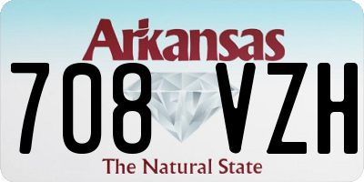 AR license plate 708VZH