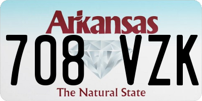 AR license plate 708VZK