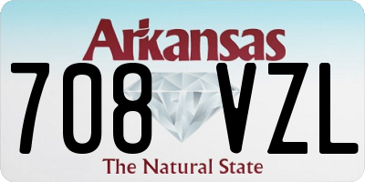 AR license plate 708VZL