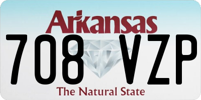 AR license plate 708VZP