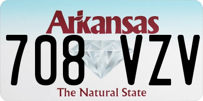 AR license plate 708VZV