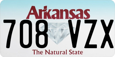 AR license plate 708VZX