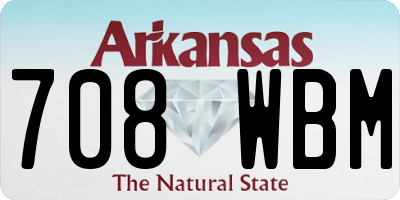 AR license plate 708WBM