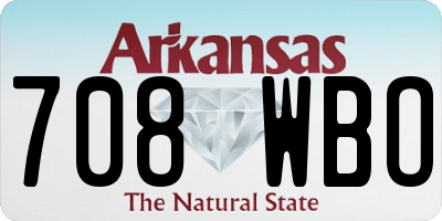 AR license plate 708WBO