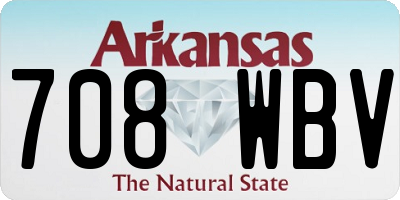 AR license plate 708WBV