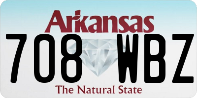 AR license plate 708WBZ
