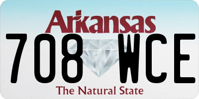 AR license plate 708WCE