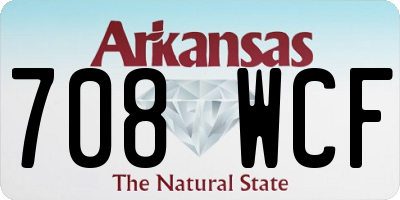 AR license plate 708WCF