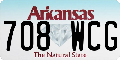 AR license plate 708WCG