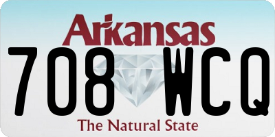 AR license plate 708WCQ