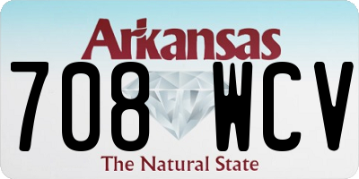 AR license plate 708WCV