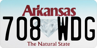 AR license plate 708WDG