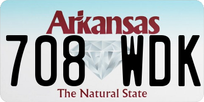 AR license plate 708WDK