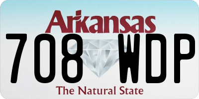 AR license plate 708WDP