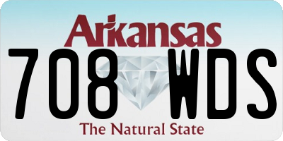 AR license plate 708WDS