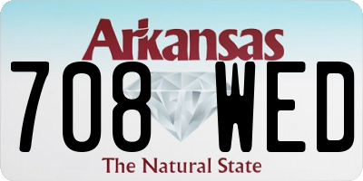 AR license plate 708WED