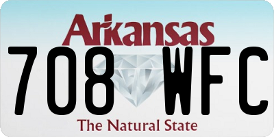AR license plate 708WFC