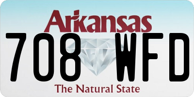 AR license plate 708WFD