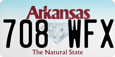 AR license plate 708WFX