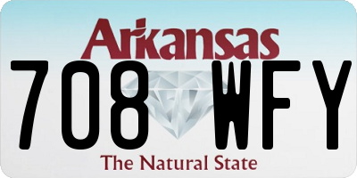AR license plate 708WFY
