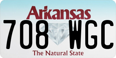 AR license plate 708WGC
