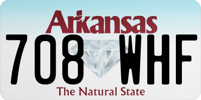 AR license plate 708WHF