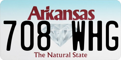 AR license plate 708WHG