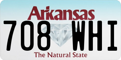 AR license plate 708WHI