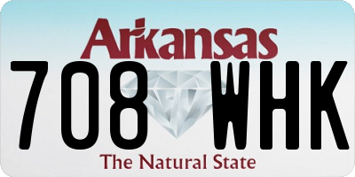 AR license plate 708WHK