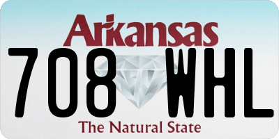 AR license plate 708WHL