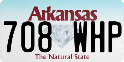 AR license plate 708WHP