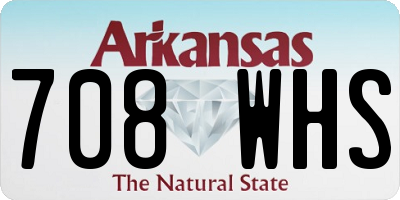 AR license plate 708WHS