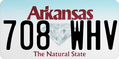 AR license plate 708WHV