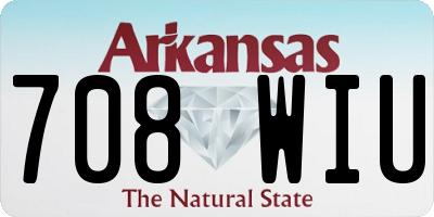 AR license plate 708WIU