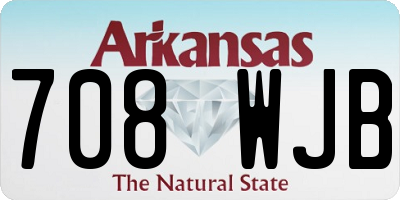 AR license plate 708WJB