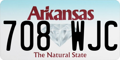 AR license plate 708WJC