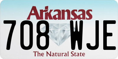 AR license plate 708WJE