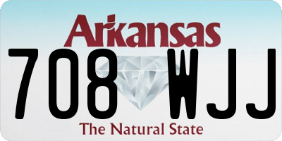 AR license plate 708WJJ