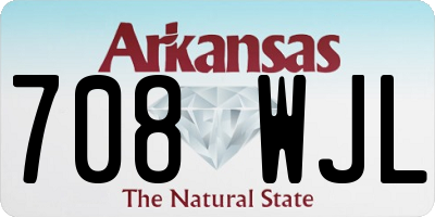 AR license plate 708WJL