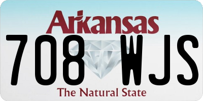 AR license plate 708WJS