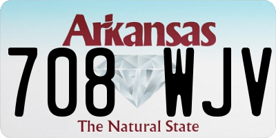 AR license plate 708WJV