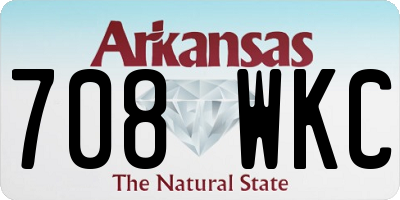 AR license plate 708WKC