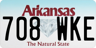 AR license plate 708WKE