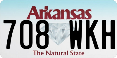 AR license plate 708WKH