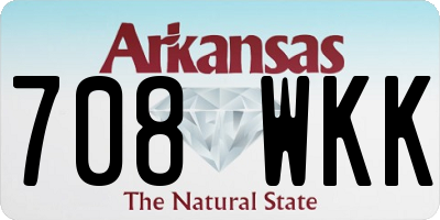 AR license plate 708WKK