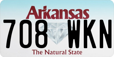 AR license plate 708WKN