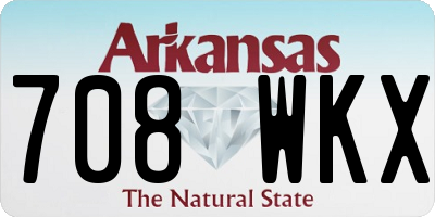 AR license plate 708WKX