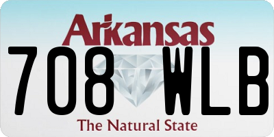 AR license plate 708WLB