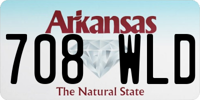 AR license plate 708WLD
